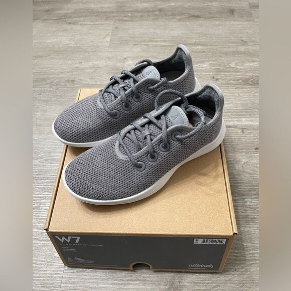 Allbirds Womens Tree Runners Running Shoes (Mist) - Picture 1 of 4